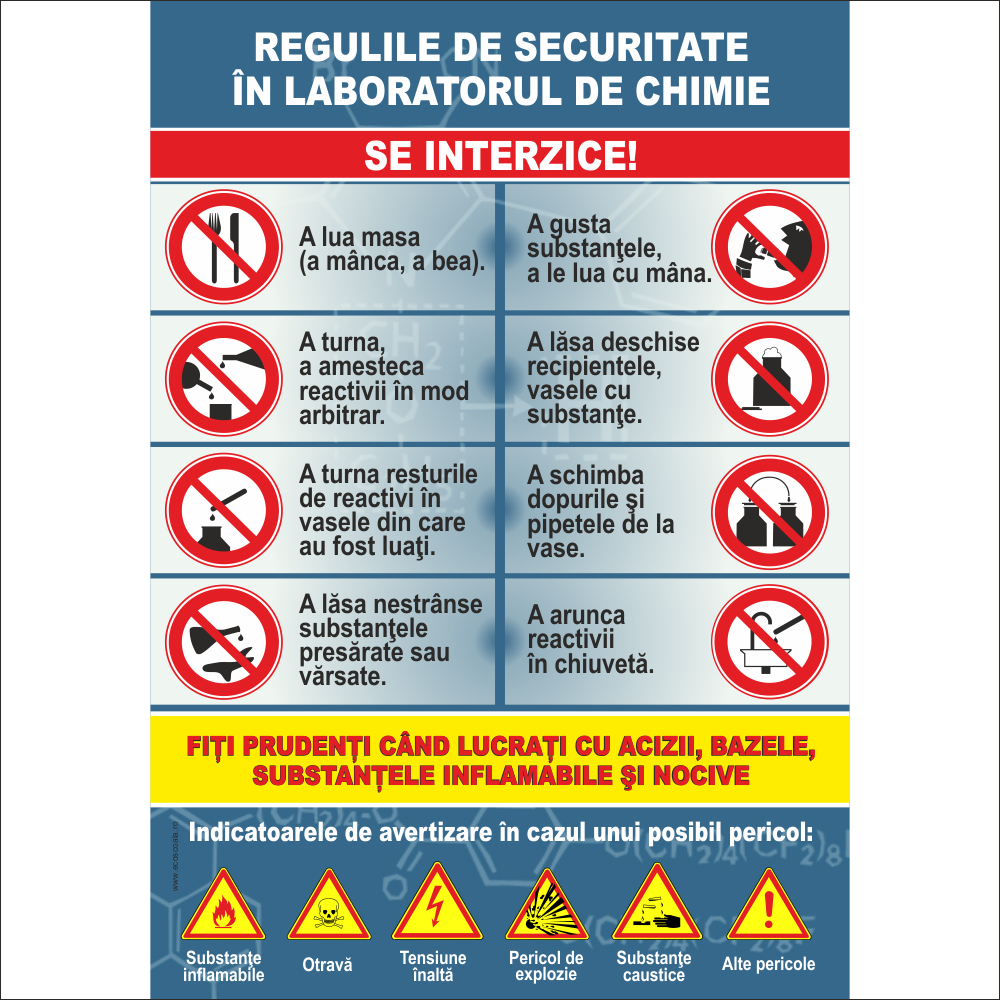 Alfabetare Ro Securitatea Muncii In Lab De Chimie